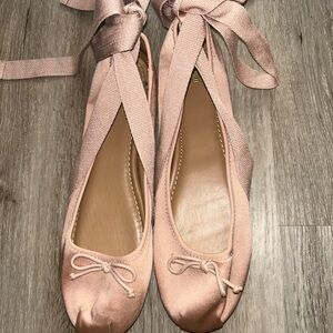 Elegant Pink Ballet Flats